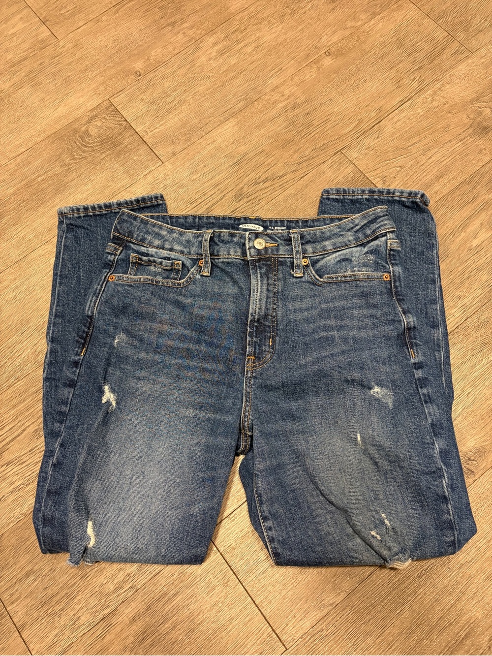 Old Navy Women's Skinny Jeans in Faded Blue Denim